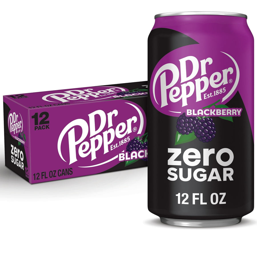 Dr Pepper Blackberry Zero Sugar Soda - Daily Set